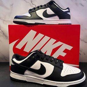 NIKE PANDA BLACK & WHITE DUNKS LOW SIZE 9